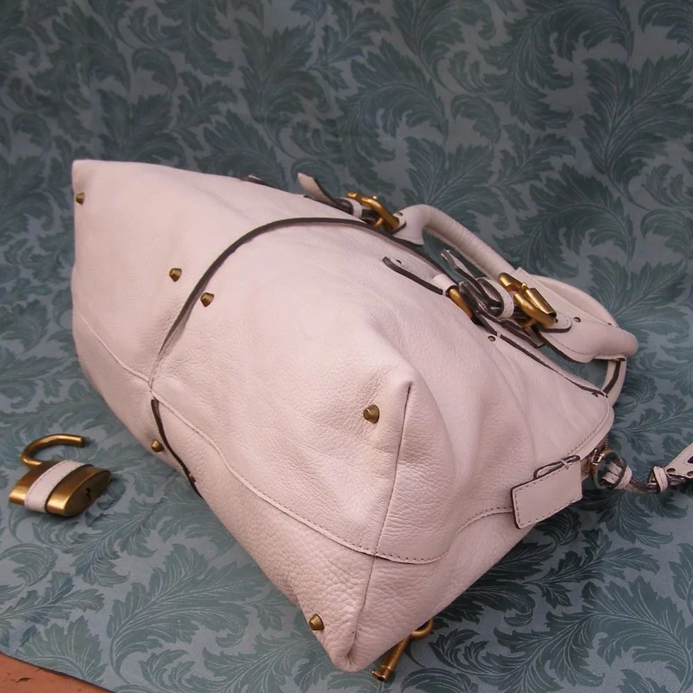 Off-White CHLOE Paddington in Excellent Condition, LIKE NEW w/Dust Bag